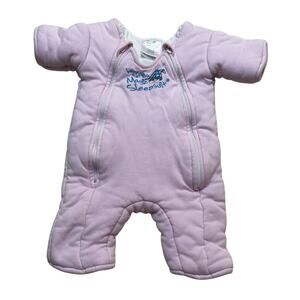 Baby Merlin's Magic Sleepsuit Pink sz small (12-18 lbs)